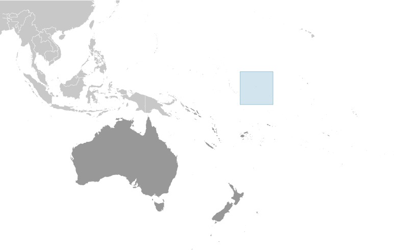 Howland Island Locator Map
