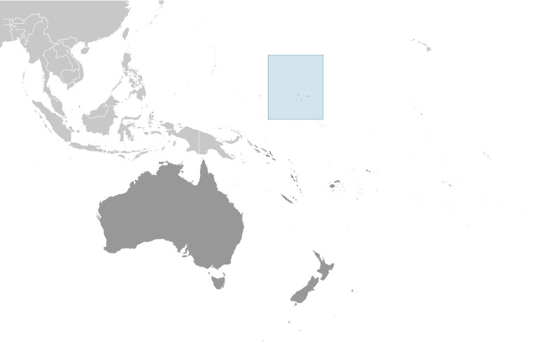 Marshall Islands Locator Map