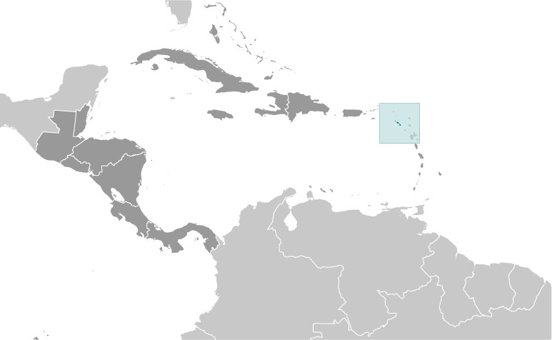 Saint Kitts and Nevis Locator Map